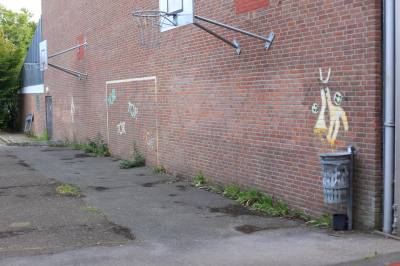 Schulhof der Realschule (03.08.2020)