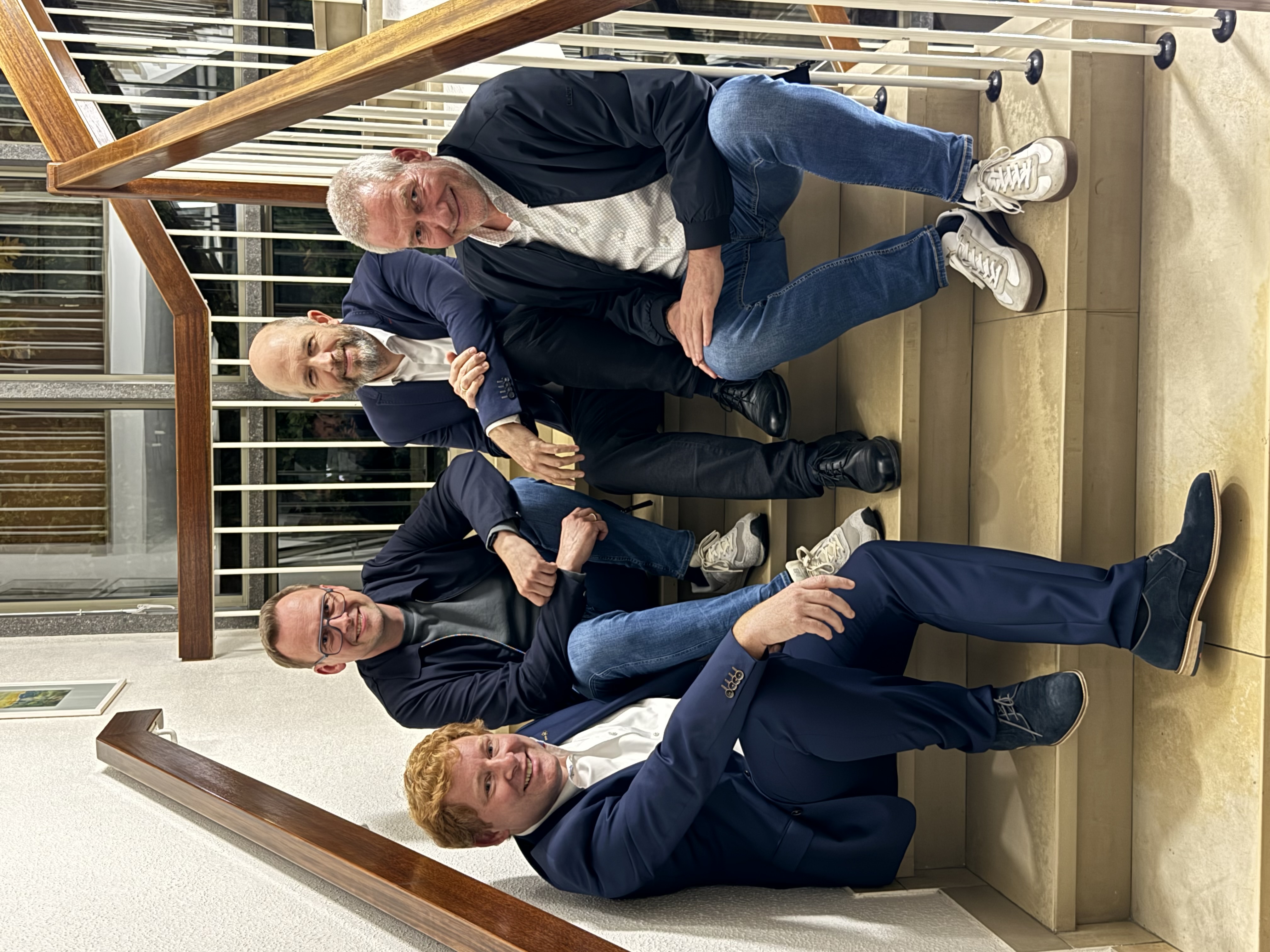 (v. l.) Ren Siekmann, Ronald Abrock, Karsten Glied u. Henning Singerhoff